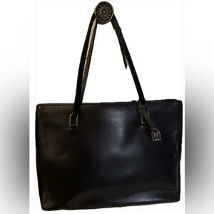 Missoni black leather and suede handbag